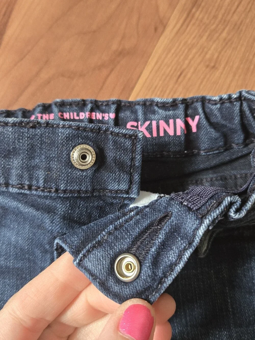3T Girl Dark Wash Skinny Denim Blue Jeans The Children's Place EUC